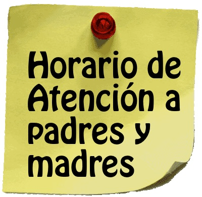 HORARIO DE ATENCION A PADRES