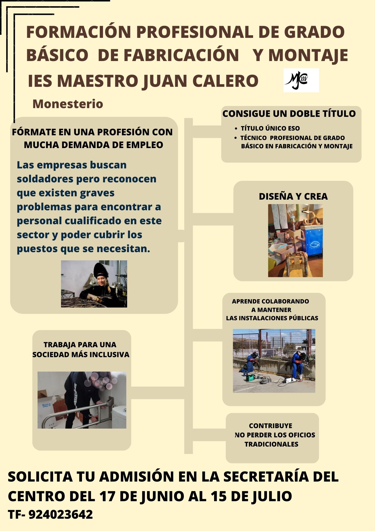 Cartel línea del tiempo ciencia vertical lila 2