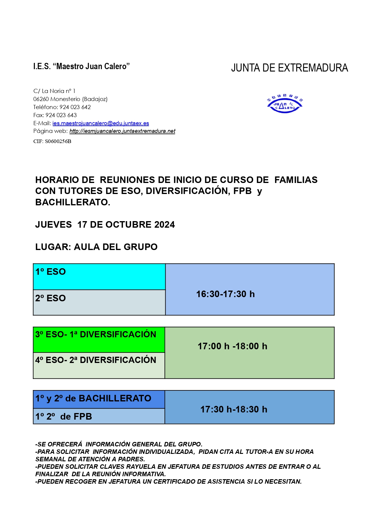 REUNIÓN PADRES HORARIO 24 25 2 1 page 0001